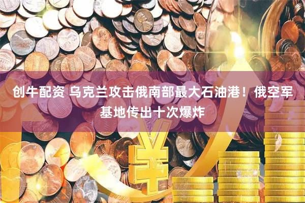 创牛配资 乌克兰攻击俄南部最大石油港！俄空军基地传出十次爆炸