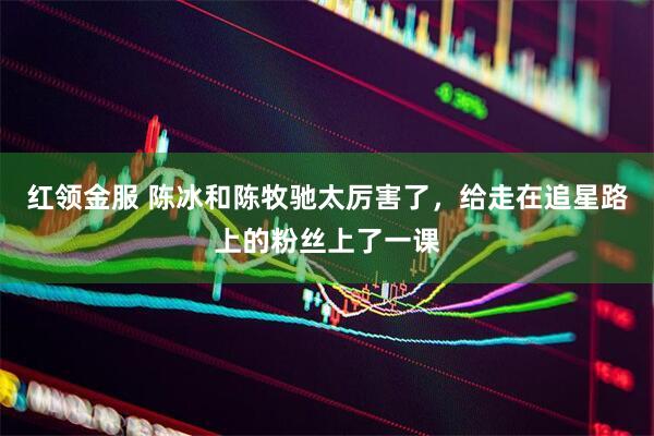 红领金服 陈冰和陈牧驰太厉害了，给走在追星路上的粉丝上了一课