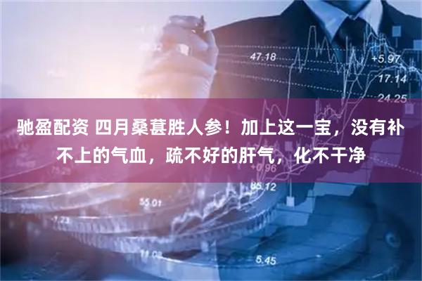 驰盈配资 四月桑葚胜人参！加上这一宝，没有补不上的气血，疏不好的肝气，化不干净