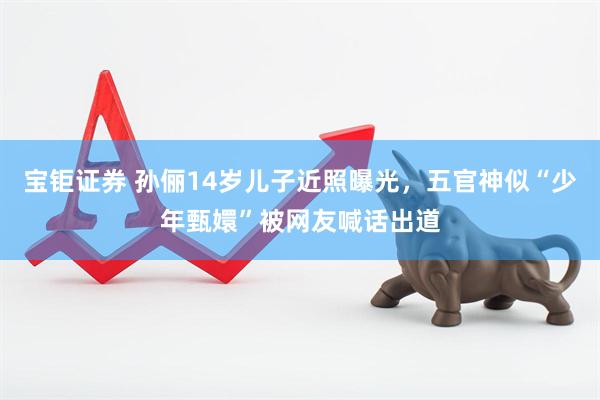 宝钜证券 孙俪14岁儿子近照曝光，五官神似“少年甄嬛”被网友喊话出道