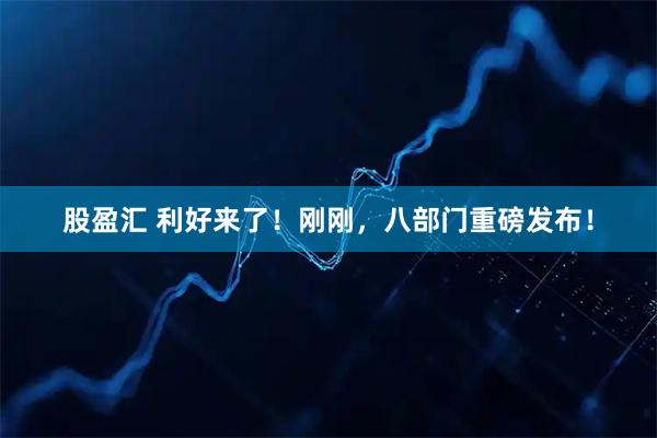 股盈汇 利好来了!刚刚,八部门重磅发布!