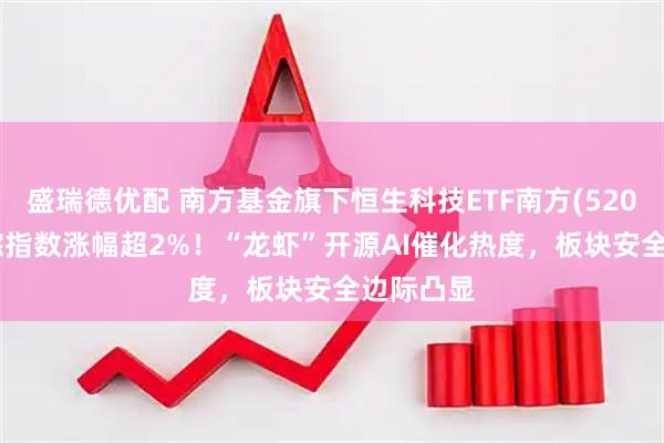 盛瑞德优配 南方基金旗下恒生科技ETF南方(520570)跟踪指数涨幅超2%！“龙虾”开源AI催化热度，板块安全边际凸显