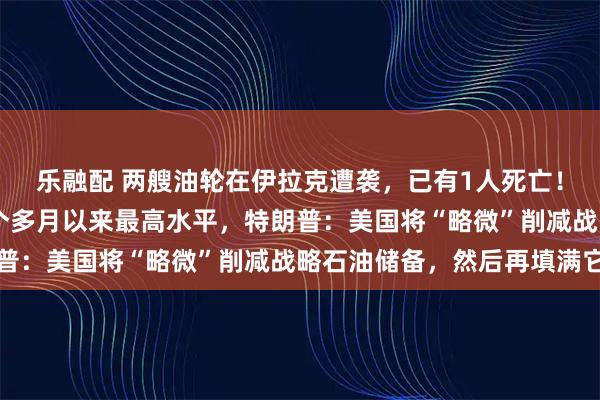 乐融配 两艘油轮在伊拉克遭袭，已有1人死亡！美国汽油均价升至21个多月以来最高水平，特朗普：美国将“略微”削减战略石油储备，然后再填满它