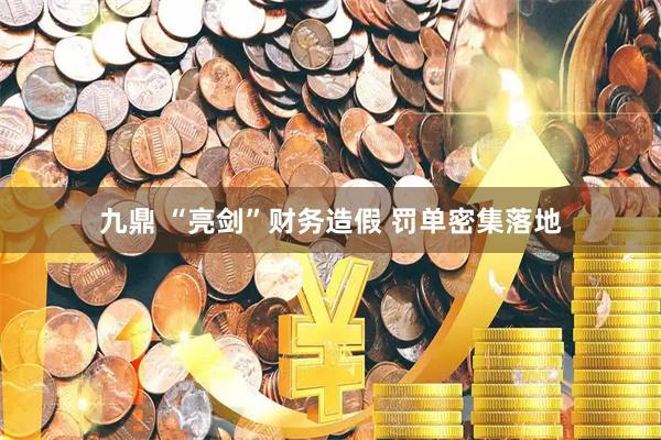 九鼎 “亮剑”财务造假 罚单密集落地