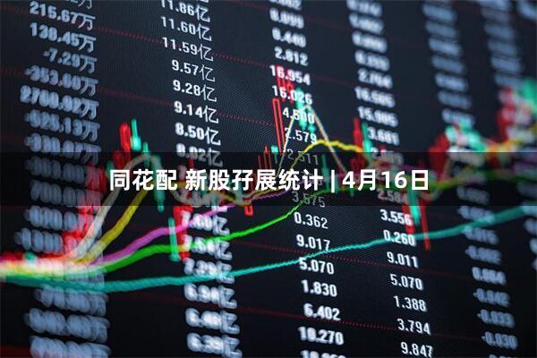 同花配 新股孖展统计 | 4月16日